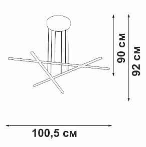 Подвесная люстра Vitaluce V3051 V3051-0/3S