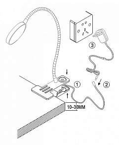 Настольная лампа офисная Globo Pegasi 24103K