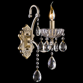 Бра Eurosvet Keira 3108/1 античная бронза/прозрачный хрусталь Strotskis
