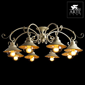 Потолочная люстра Arte Lamp Grazioso A4577PL-8WG