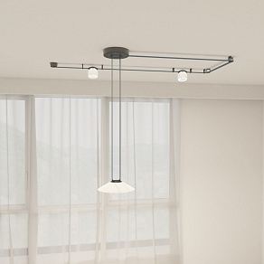 Накладной светильник Denkirs BELTY FLOW DK5565-WH+BK