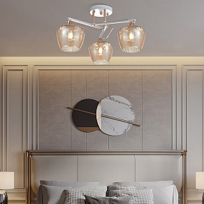 Потолочная люстра Arte Milano AMALFI-329508 329508/3 WH+FG