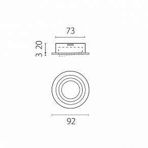Встраиваемый светильник Lightstar Singo Base 011620