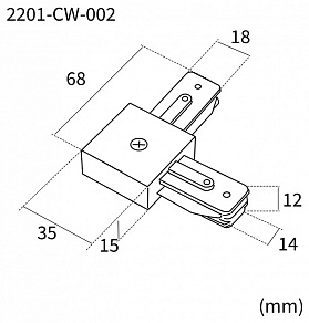 Соединитель линейный для треков Favourite Practica 2201-CW-002