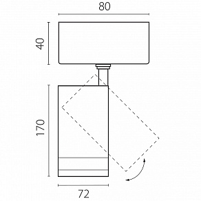Спот Lightstar Canno Pro C4207SO