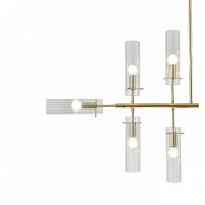 Люстра на штанге Indigo Saetta 11053/12R Gold