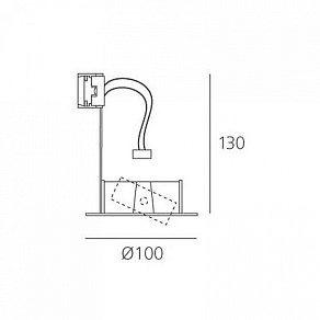 Встраиваемый светильник Artemide  M042500