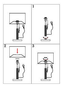 Настольная лампа декоративная Globo Umbrella 24688