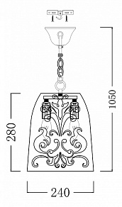 Подвесной светильник Maytoni Ferro ARM610-22-R
