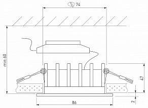 Встраиваемый светильник Elektrostandard Combi a069005