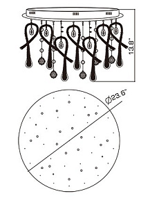 Накладной светильник Mantra Class 0724