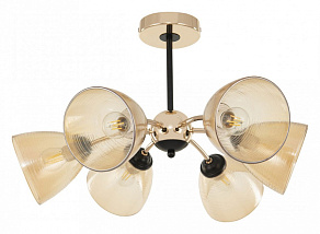 Люстра на штанге Arte Milano Napoli-329007 329007/3+3 GD.BK