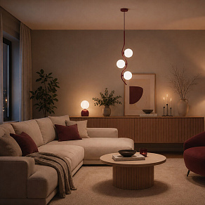 Настольная лампа декоративная TK Lighting Miki 16216 Miki Burgund
