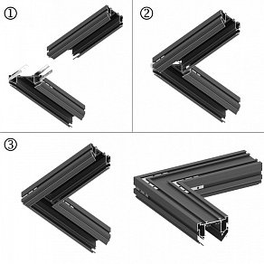 Трек встраиваемый Novotech VECTOR 220V 135304