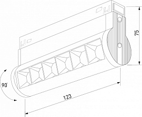 Накладной светильник Elektrostandard Slim Magnetic 85048/01