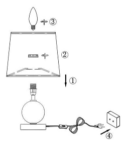 Настольная лампа декоративная Globo Volcano 21668