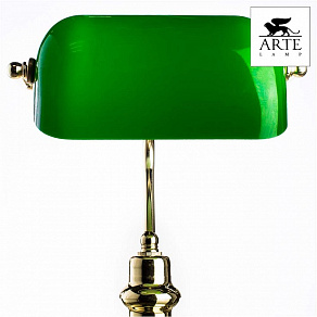 Настольная лампа офисная Arte Lamp Banker A2491LT-1GO