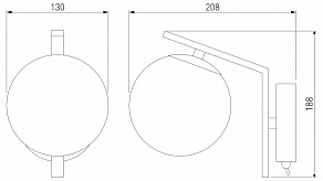 Бра Eurosvet Shape 70132/1 хром