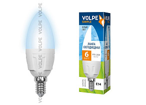 Лампа светодиодная Uniel  E14 6Вт 4500K 09454