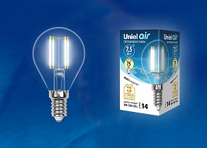 Лампа светодиодная Uniel Air E14 7.5Вт 4000K UL-00003254