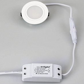 Встраиваемый светильник Arlight  LTM-R60WH-Frost 3W Warm White 110deg
