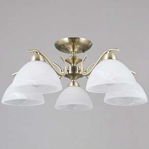 Люстра на штанге ILLUMICO  IL0905-5CSQ-26 AB ELITE