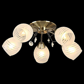 Потолочная люстра Eurosvet Лаура 30061/5 античная бронза