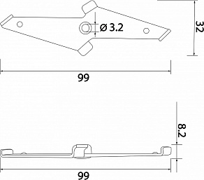 Крепление для трека Elektrostandard Slim Magnetic 85126/00