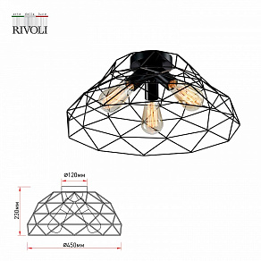 Накладной светильник Rivoli Molly Б0053050