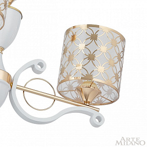 Подвесная люстра Arte Milano Florentia-3097 303097/3 Wh/Gd