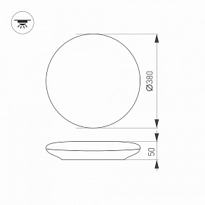 Накладной светильник Arlight CL-FRISBEE 030108
