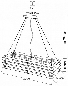Подвесной светильник Arte Lamp Caravaggio A1059SP-6CC