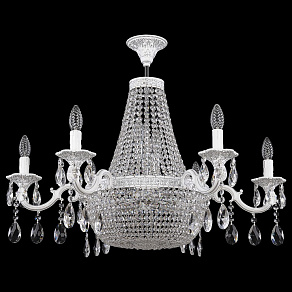 Люстра на штанге Bohemia Ivele Crystal AL2205 AL2205H201/6/80FL WMN
