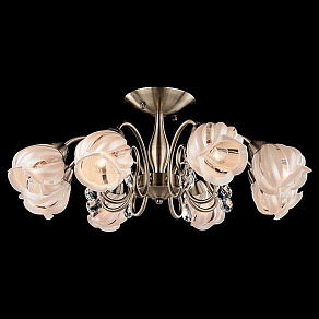 Люстра на штанге Eurosvet 70023 70023/8 античная бронза