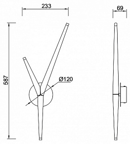 Настольная лампа декоративная Mantra Arrecife 9222