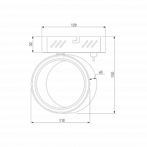 Бра Eurosvet Tokyo 20068/1 LED белый 5W