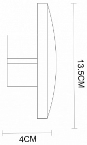 Накладной светильник Arte Lamp A1506 A1506AP-1WH