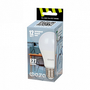 Лампа светодиодная Jazzway  E27 12Вт 5000K FLL- A60 12w E27 5000K