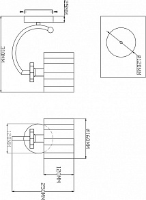 Бра Moderli Claim V2650-1W