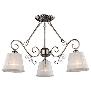 Люстра на штанге Eurosvet 60000 60000/3 античная бронза