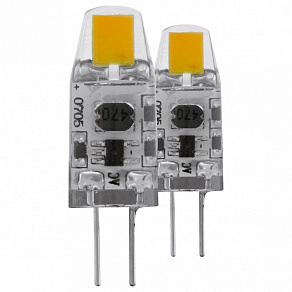 Набор из 2 ламп светодиодных [поставляется по 10 штук] Eglo Led лампы G4 1.2Вт 2700K 11551