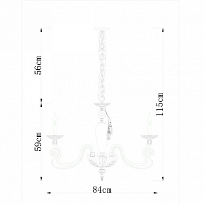 Подвесная люстра Divinare Laura 5123/01 LM-8