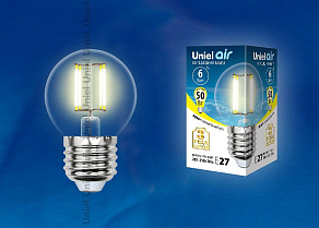 Лампа светодиодная Uniel Air E27 6Вт 3000K UL-00002203