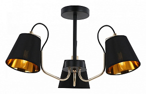 Люстра на штанге ILLUMICO  IL6120-3COU-79 BK GD