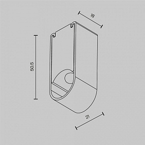 Крепление Maytoni Accessories for system Axity CA010SM-B