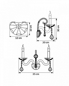 Бра Osgona Limpio 722624