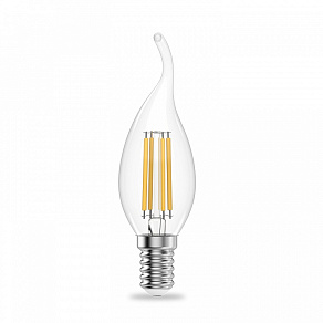 Лампа светодиодная Gauss Filament Elementary E14 8Вт 4100K 42128