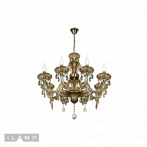 Подвесная люстра iLamp Asia 61079-8 BR