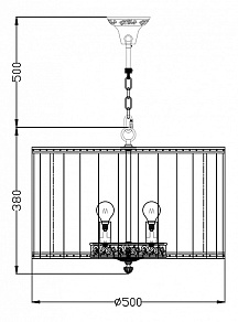 Подвесной светильник Maytoni Elegant 34 ARM360-05-R