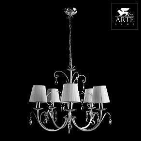 Подвесная люстра Arte Lamp Romana Snow A1743LM-5WH
